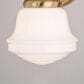 Vaxcel Huntley 3-Light Bathroom Vanity in Natural Brass, , large