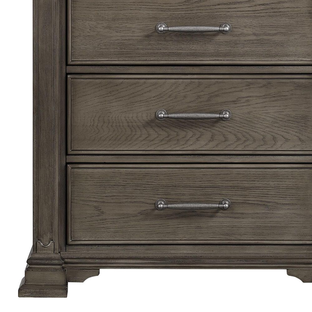 Mayberry Hill Kings Court 6-Drawer Chest in Grey, , large