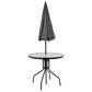 Flash Furniture Nantucket 6-Piece Patio Garden Set in Black, , large