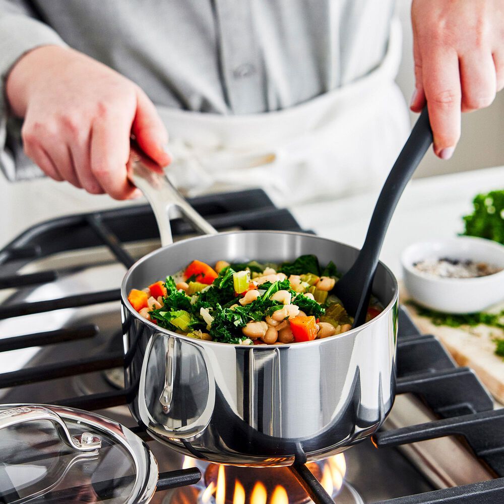 Green Pan Valencia Pro 10-Piece Uncoated Cookware Set in Stainless Steel, , large