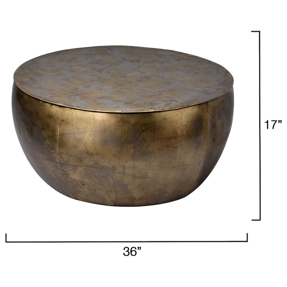 Jamie Young Amara Coffee Table in Antique Brass, , large