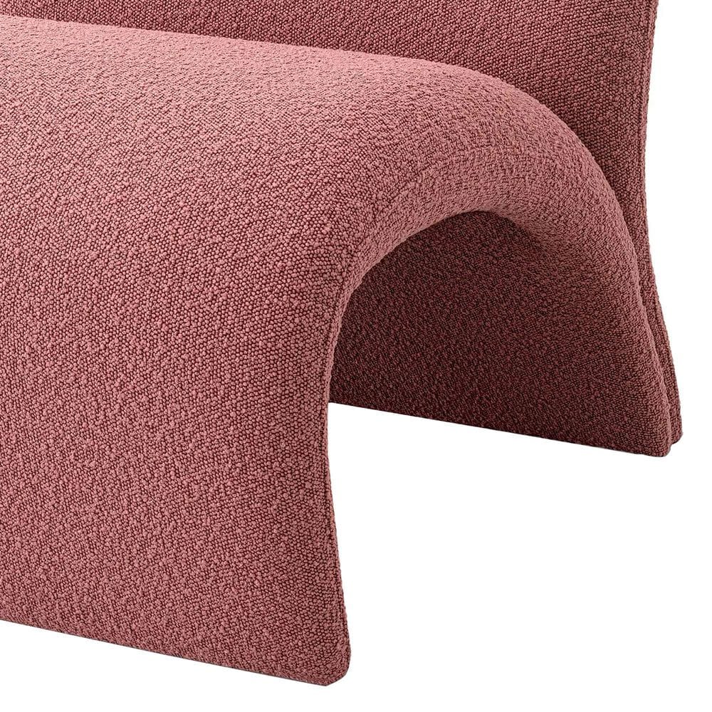 Eichholtz Vignola Chair in Boucle Rose, , large