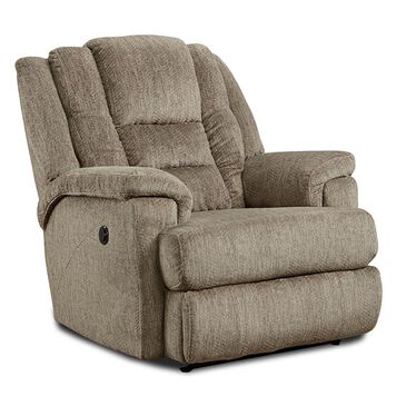 Homestretch Big Man Power Recliner in Taupe, , large