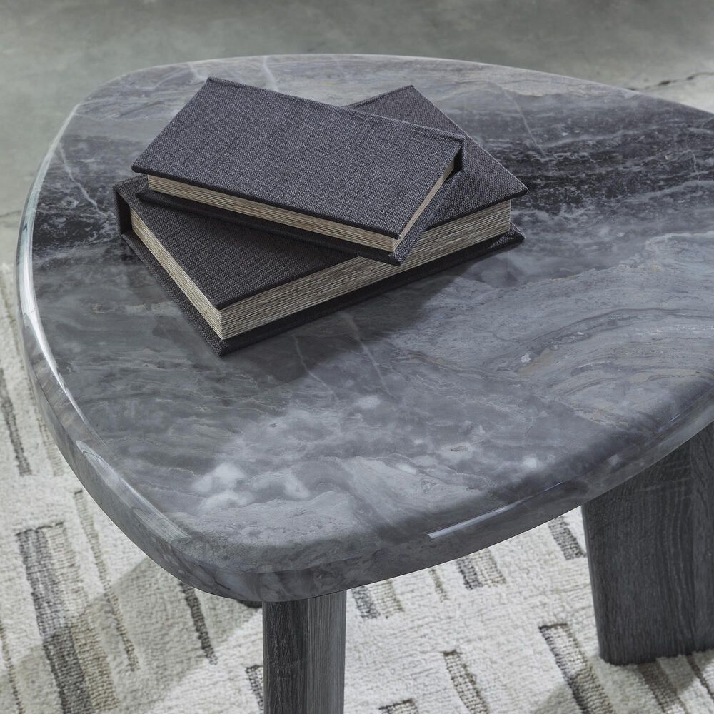 Ashley Bluebond 3-Piece Occasional Table Set in Weathered Gray, , large
