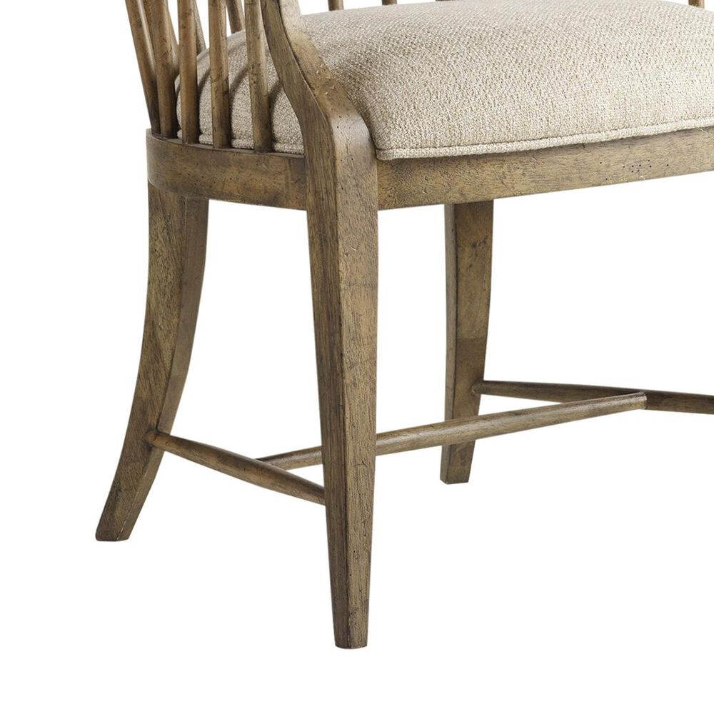 Hooker Furniture Sanctuary Tall Spindle Arm Chair, , large