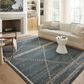 Loloi II Fabian 4" x 6" Denim and Charcoal Area Rug, , large