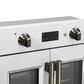 Forno Asti 30" Single Electric Wall Oven with French Door in White, , large