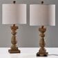 Adesso Jolene Table Lamps with USB in Natural (Set of 2), , large