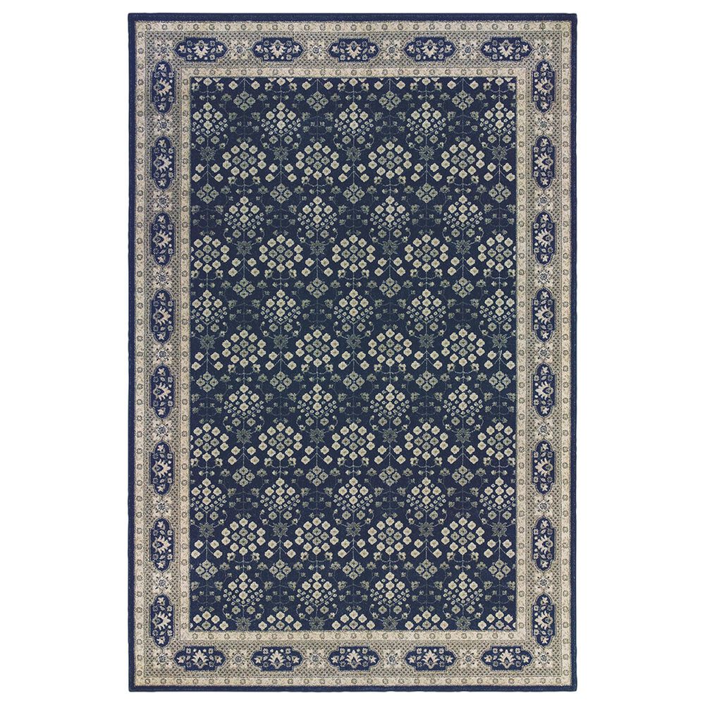 Oriental Weavers Richmond 119B 12" x 15" Navy Area Rug, , large