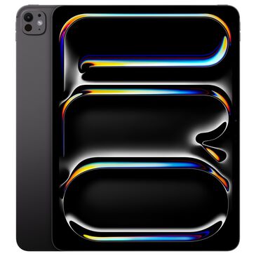 Apple iPad Pro 13-Inch M4 chip with Wi-Fi + Cellular - 2TB with Nano Texture Glass in Space Black, , large