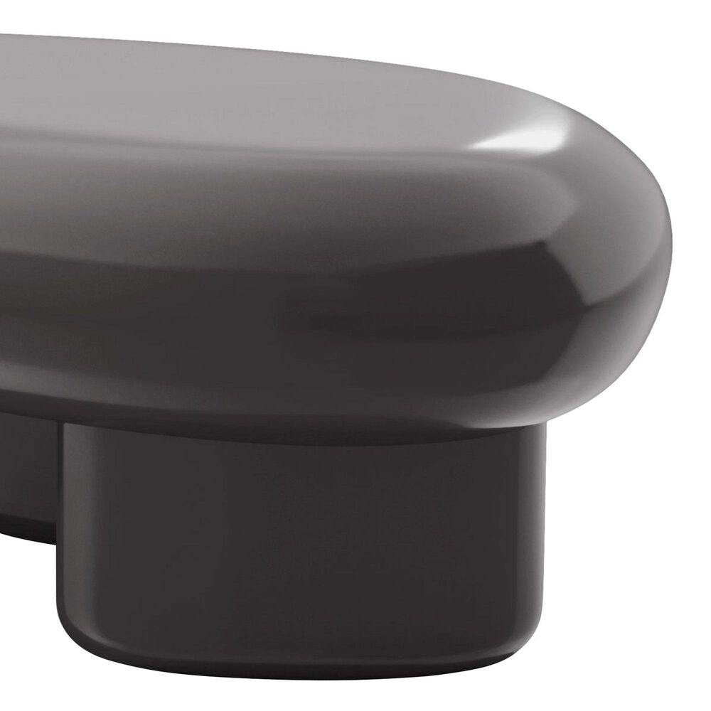 Furniture of America Rene Low Profile Glossy Coffee Table in Dark Gray, , large