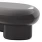 Furniture of America Rene Low Profile Glossy Coffee Table in Dark Gray, , large