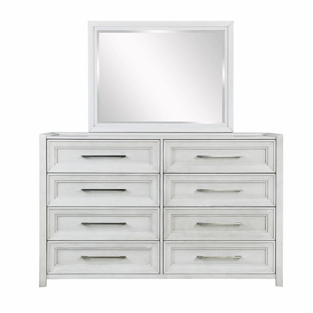 Sasha Lee 4-Piece Queen Storage Bedroom Set in Brushed White, , large