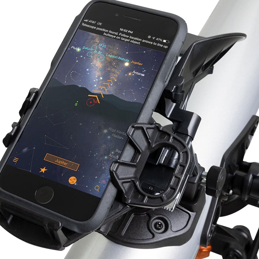 Celestron Starsense Explorer LT 80AZ Smartphone App-Enabled Refractor Telescope in Silver, , large