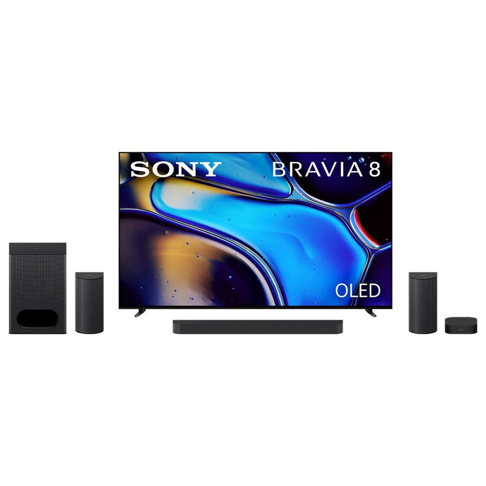Sony 65" Class Bravia 8 OLED 4K HDR - Smart Google TV with Theater System 6 in Black, , large