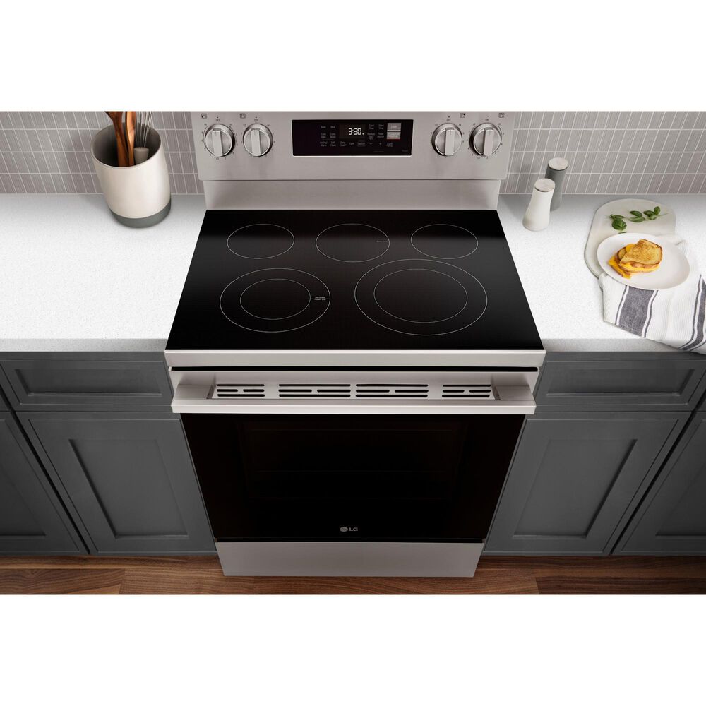 LG 6.3 Cu. Ft. Freestanding Electric Range in Stainless Steel, , large
