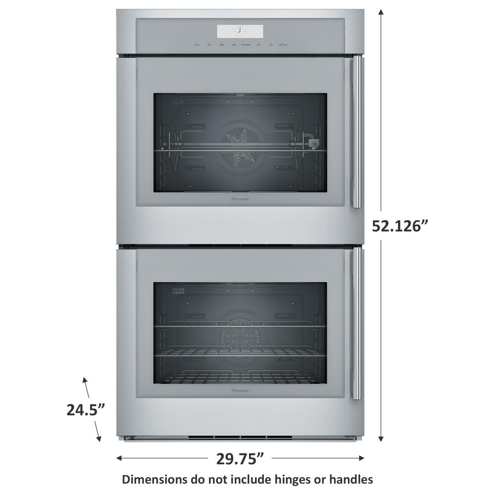 Thermador 30&quot; Masterpiece Double Wall Oven with Right Side Door in Stainless Steel, , large