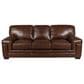 Simon Li 3-Piece Stationary Leather Living Room Set in Longhorn Bramble, , large
