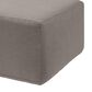 Jaxx Fairlie Boucle Fabric Ottoman in Dark Grey, , large