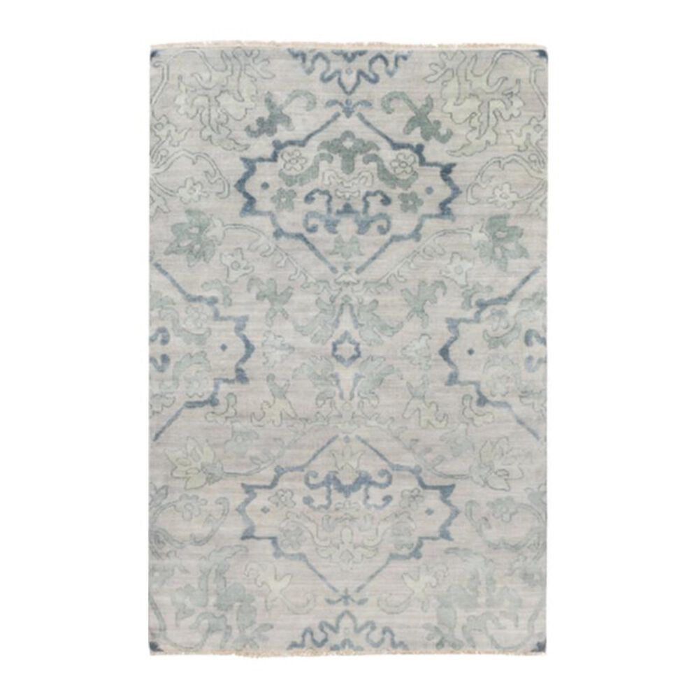 Surya Hillcrest HIL-9036 5"6" x 8"6" Aqua, Blue and Sea Foam Area Rug, , large