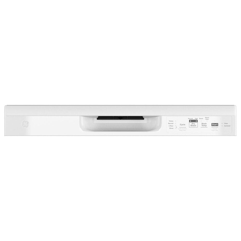 GE Appliances 24 &quot; Built-In Dishwasher with Steam + Sanitize in White, , large