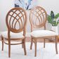 Linon Home Decor Dara Side Chair in Light Brown (Set of 2), , large