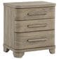 Crown Mark Veranda Queen Upholstered Panel Bed with Dresser, Chest, and Two Nightstands in Khaki, , large