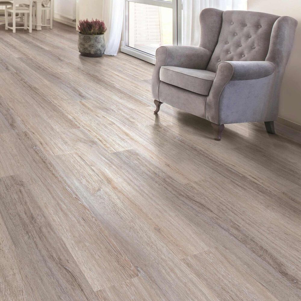 Tarkett ProGen 7&quot; x 48&quot; Luxury Vinyl Plank in Cerused Oak Powder, , large