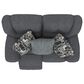 Catnapper Trifecta Manual Reclining Rocking Loveseat in Smoke, , large