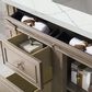 James Martin Vanities Bristol 36" Single Bathroom Vanity in Whitewashed Walnut with 3 cm Ethereal Noctis Quartz Top and Rectangular Sink, , large
