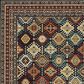 Oriental Weavers Lilihan Ornamental 2" x 3" Navy Area Rug, , large