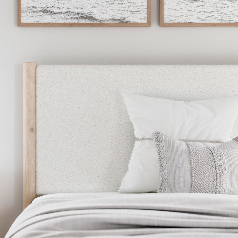 Ashley Cadmori Full Upholstered Panel Headboard in Brown, , large