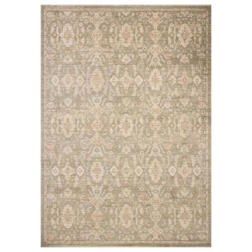 Chris Loves Julia x Loloi Palma Lagoon and Natural 5"3" x 7"6" Area Rug, , large