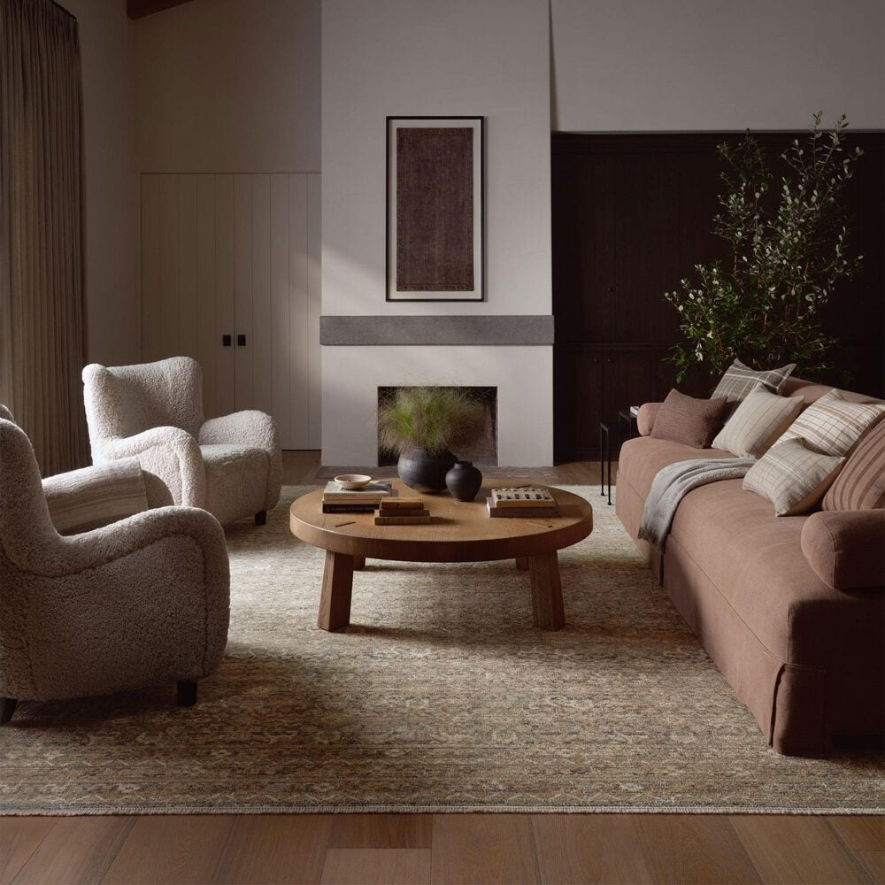 Amber Lewis x Loloi Molly Denim and Gold 2'7" x 10' Runner, , large