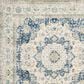 Safavieh Evoke EVK220C 11" x 15" Ivory and Blue Area Rug, , large