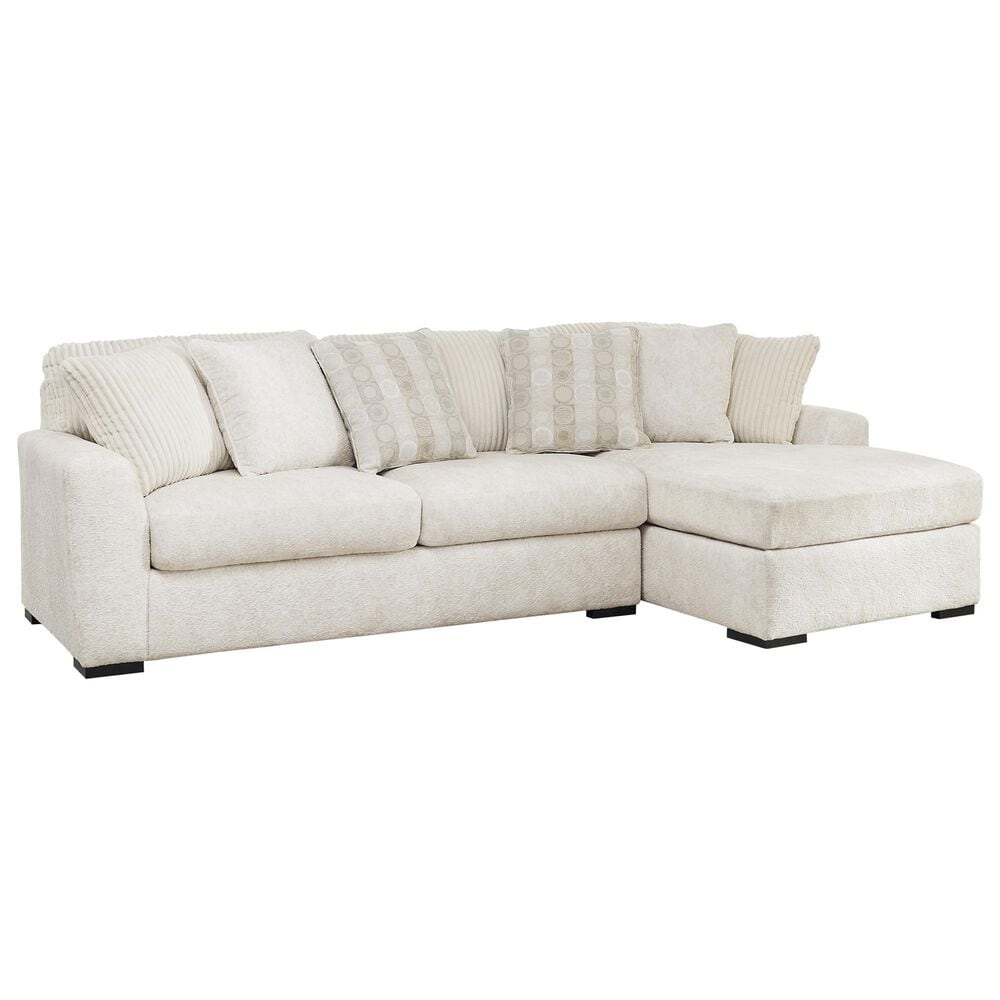 Ashley Chessington 2-Piece Right Facing Sectional with Chaise in Ivory, , large