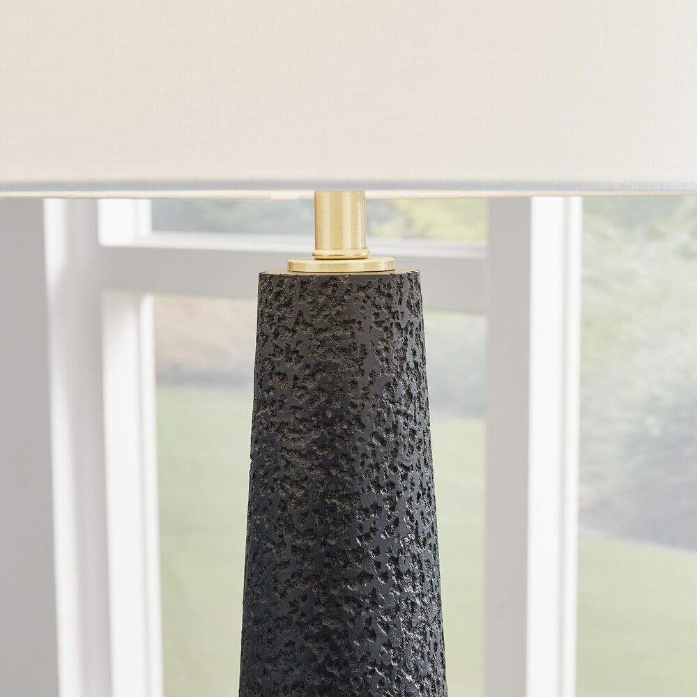 Ashley Hallburg Floor Lamp in Black, , large