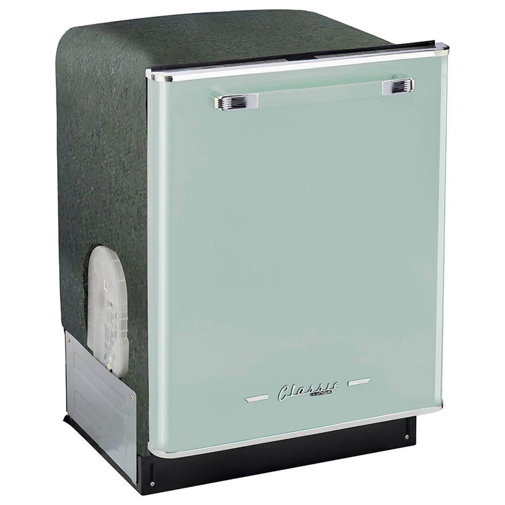 Unique Appliances Classic Retro 24" Top Control Dishwasher in Summer Mint Green, , large