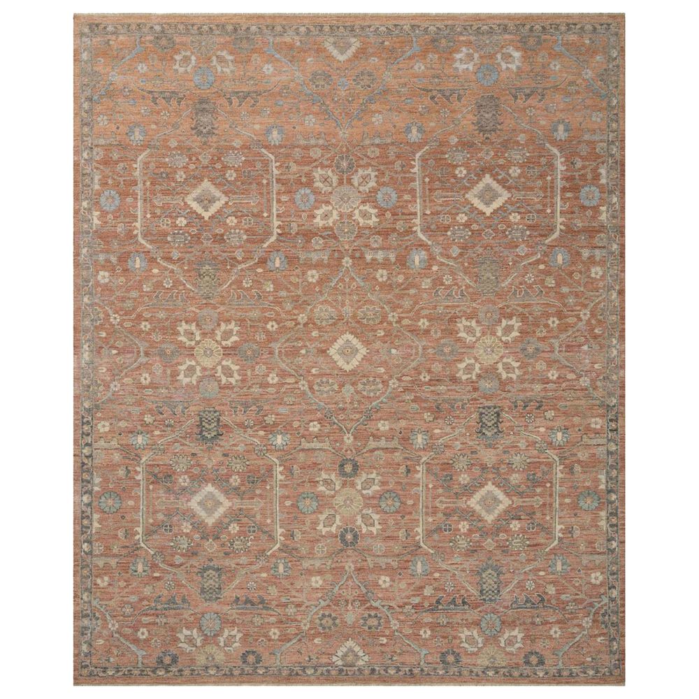 Loloi Legacy 6" x 9" Spice and Dove Area Rug, , large