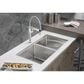 Blanco Quatrus 33" R15 1-3/4 Double Bowl Kitchen Sink in Refined Brushed, , large