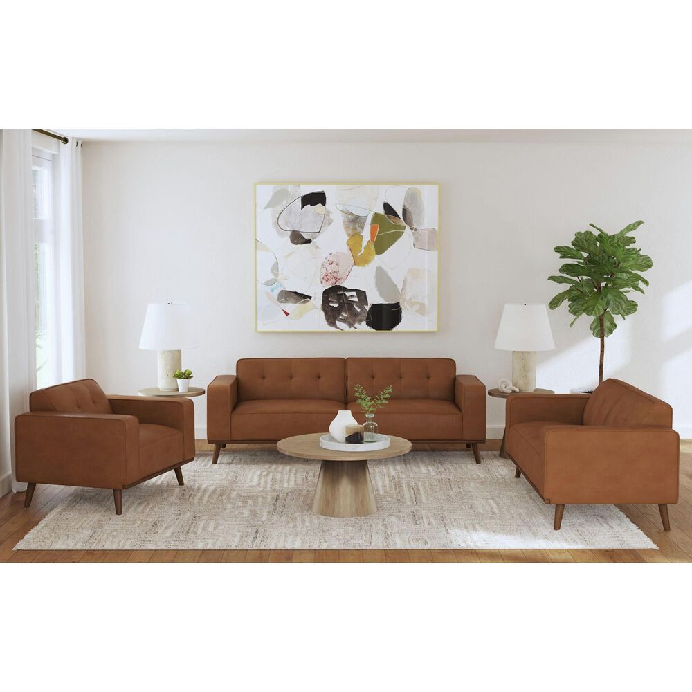 Mayberry Hill Destiny Stationary Loveseat in Pebble Tan, , large
