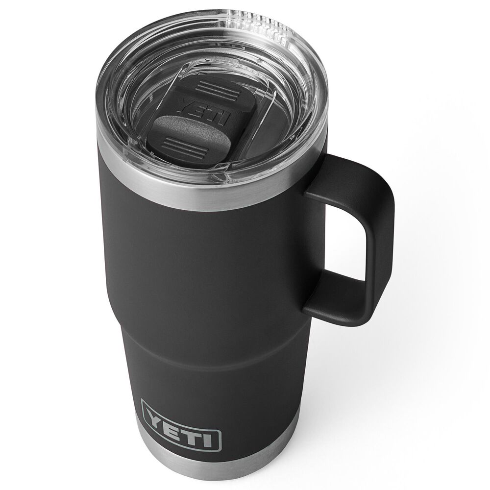 YETI Rambler 20 Oz Travel Mug with StrongHold Lid in Black, , large