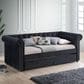 Crown Mark Ellie Daybed with Trundle in Black, , large