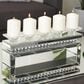 Maple and Jade 5-Plate Decorative Candelabra with Mirrored Accents in Silver and Clear, , large