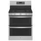 GE Profile 4pc Kitchen Package with Refrigerator, Range, Microwave, and Dishwasher in Stainless Steel, , large