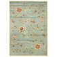 Safavieh Lyndhurst LNH552 5"3" x 7"6" Blue and Multicolor Area Rug, , large