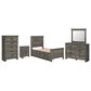 Ashley Frandern 6-Piece Twin Panel Storage Bedroom Set in Rustic Warm Gray, , large
