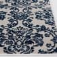 Central Oriental Terrace Tropic Sea Isle 5" x 7"3" Snow and Sapphire Area Rug, , large