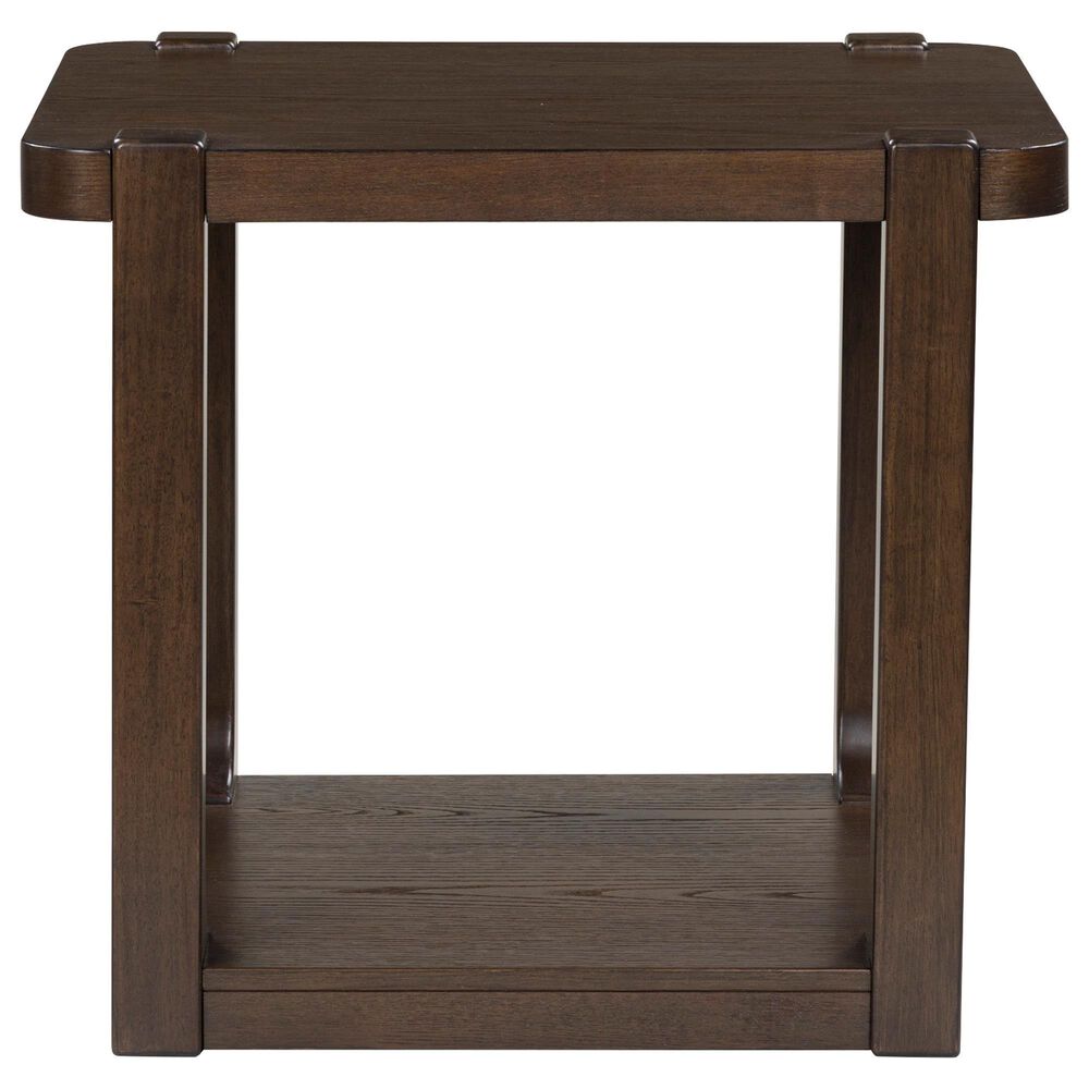 Ashley Breckington End Table in Dark Brown, , large