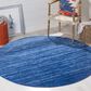 Safavieh Adirondack ADR113F-4R 4" x 4"  Light Blue/Dark Blue Round Rug, , large